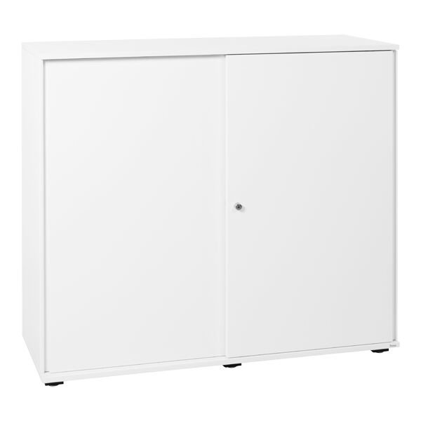 Sideboardwei&szlig; mit Schiebet&uuml;ren