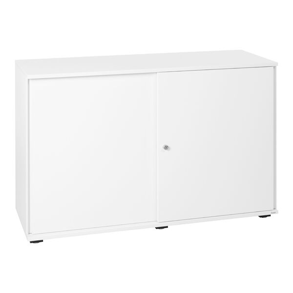 Sideboardwei&szlig; mit Schiebet&uuml;ren