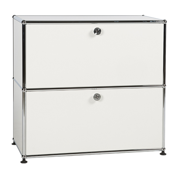 Sideboard USM Haller weiß 2 Klapptüren mit 2 Keycards