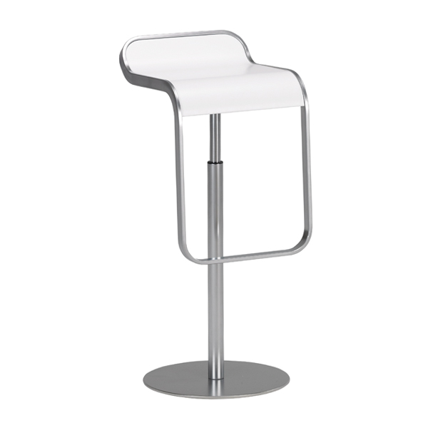 Barhocker LEM Chrom/weiß
