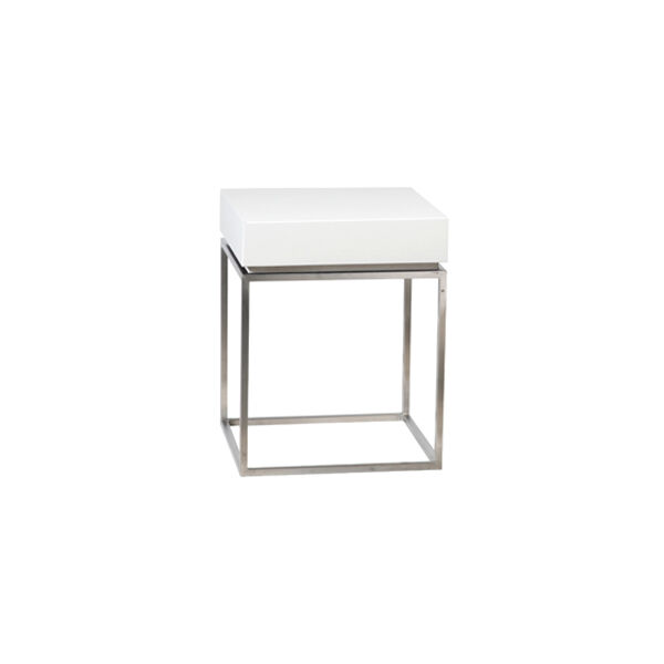 Zinzo coffee table mit Massif wei&szlig;